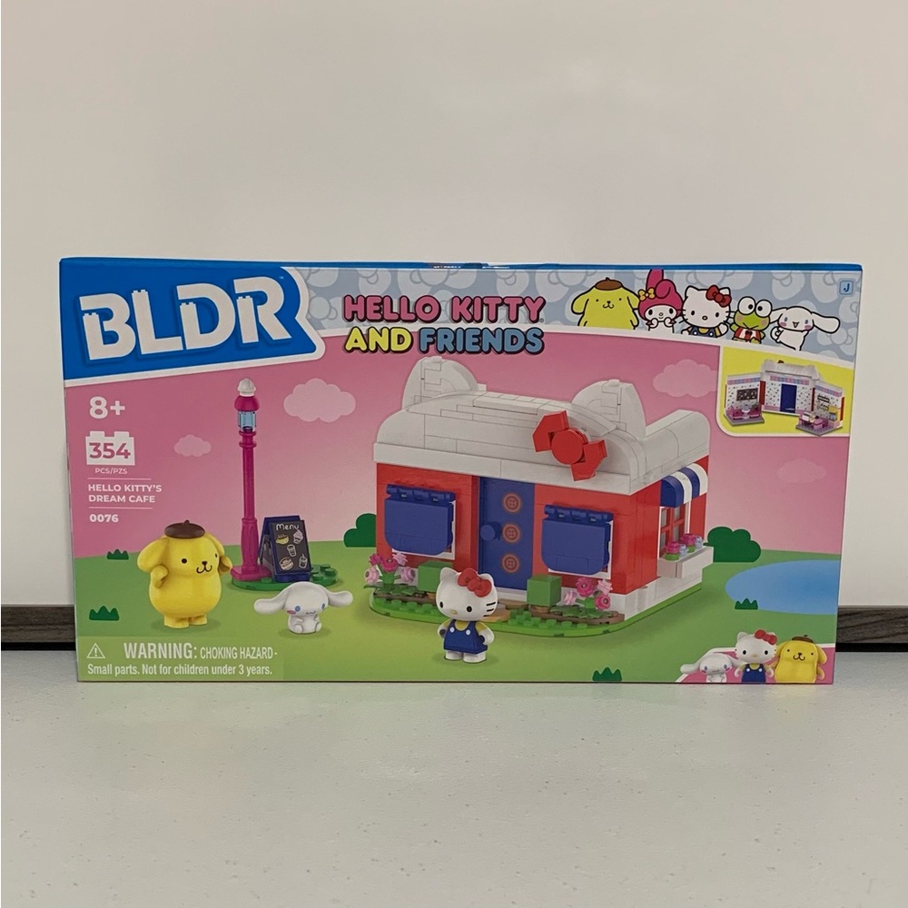 BLDR x Sanrio Hello Kitty & Friends Dream Cafe Building Set-New